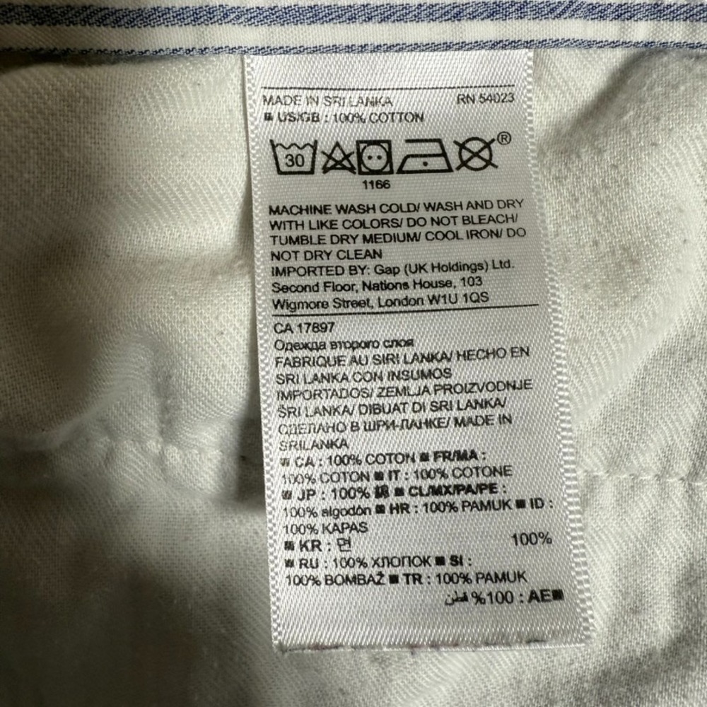Banana Republic Shorts Mens 31 Blue Striped Seersucker 100% Cotton Casual Preppy - Picture 11 of 12